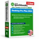 QuickBooks Desktop Pro Plus 2024 for Windows | 3 User | US Version