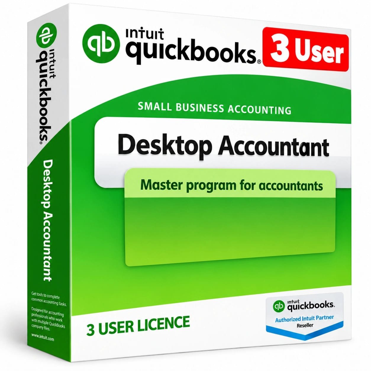 Quickbooks Desktop Accountant 2024 for Windows Lifetime 3 User US Version Quickbooks Desktop Accountant 2024 for 3 User - Image 1